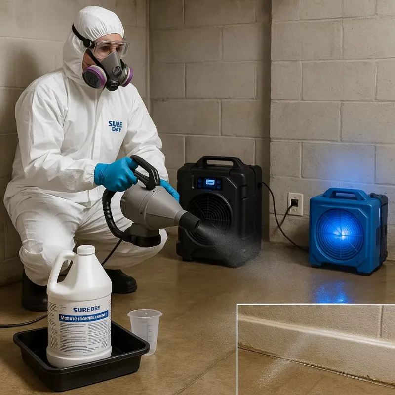 Sanitization and Odor Removal process in West Mayfield, PA