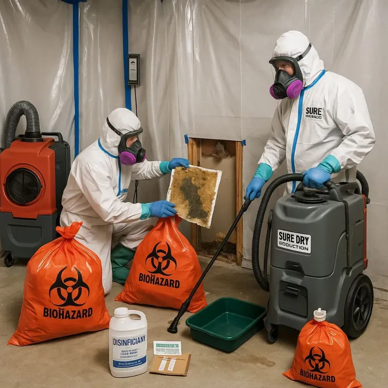 Contaminated Water Handling Protocols process in West Mayfield, PA